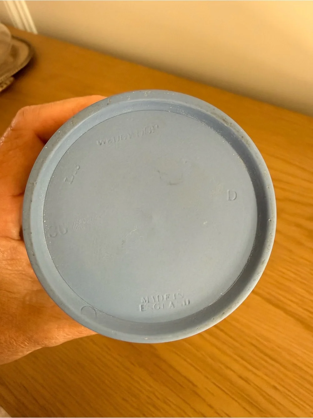 Wedgwood Blue Creamer Pitcher
